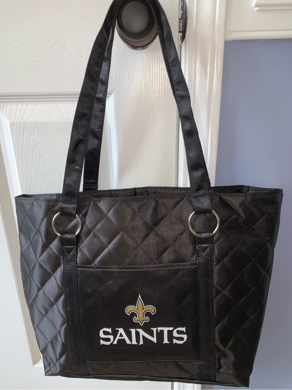 NFL New Orleans Saints tote bag quilted